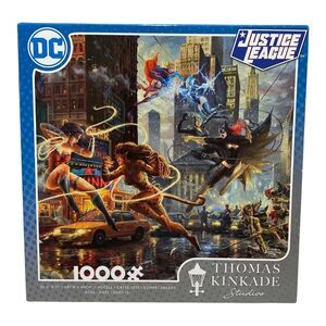 DC Comics Justice League Jigsaw Puzzle 1000 Piece Thomas Kinkade Art